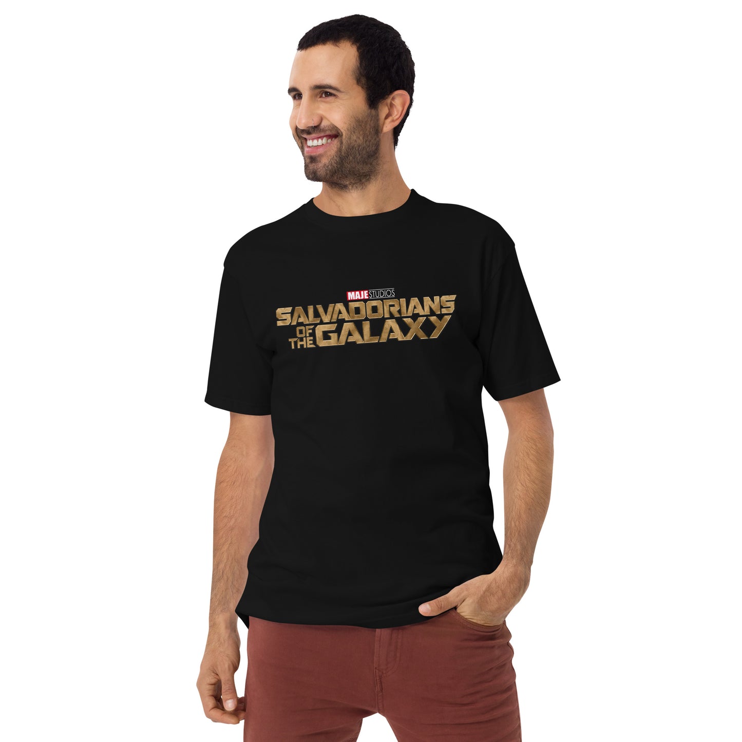 Salvadorians of the Galaxy premium heavyweight tee